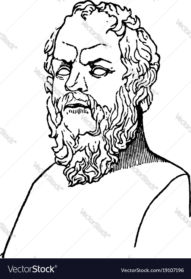 Altgriechischer Philosoph Sokrates
