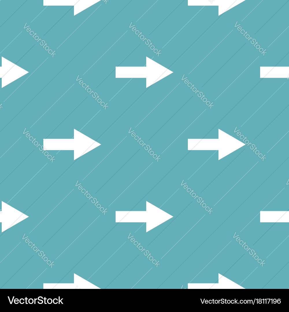 Arrow pattern seamless blue Royalty Free Vector Image