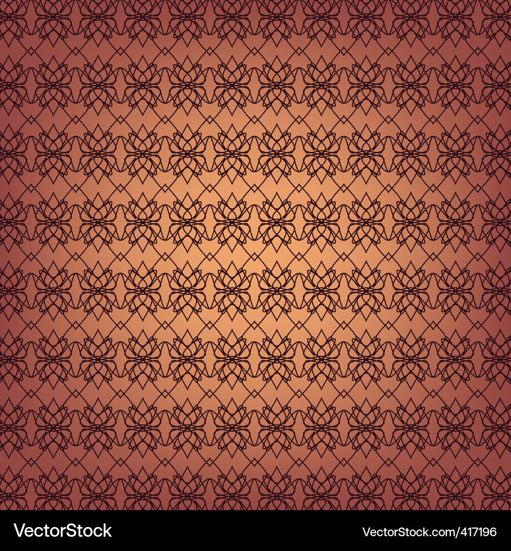 Decorative wallpaper pattern Royalty Free Vector Image