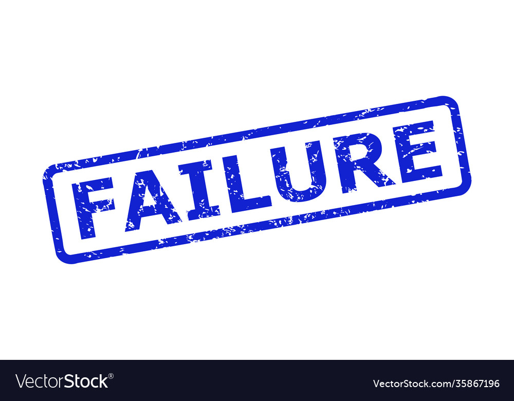 Failure seal with unclean surface and rounded