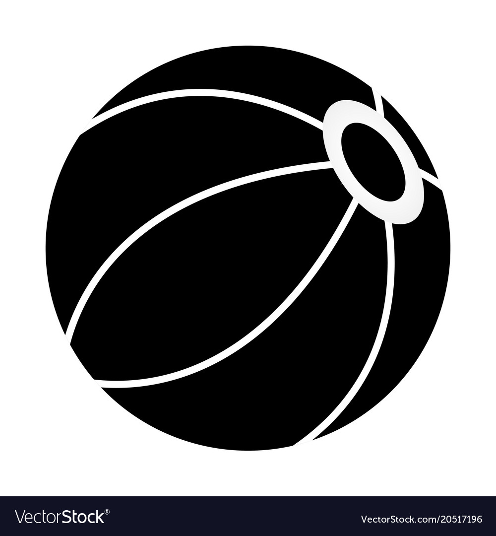 Isolated beach ball icon