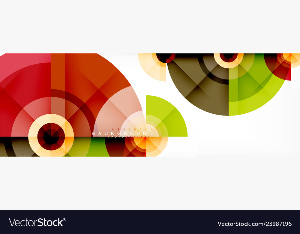 Round circles and triangles abstract background Vector Image Round circles and triangles abstract background