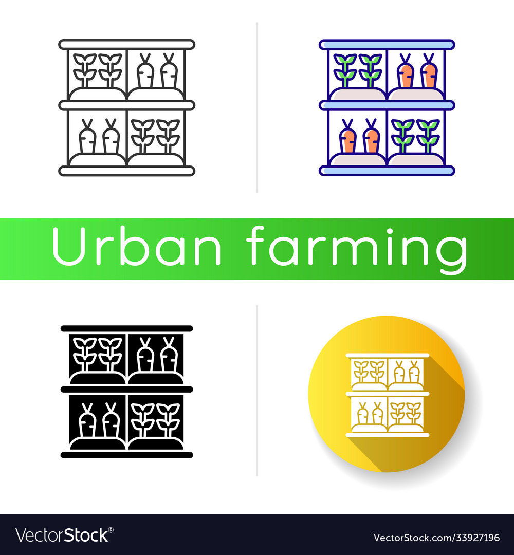 Vertical farm icon