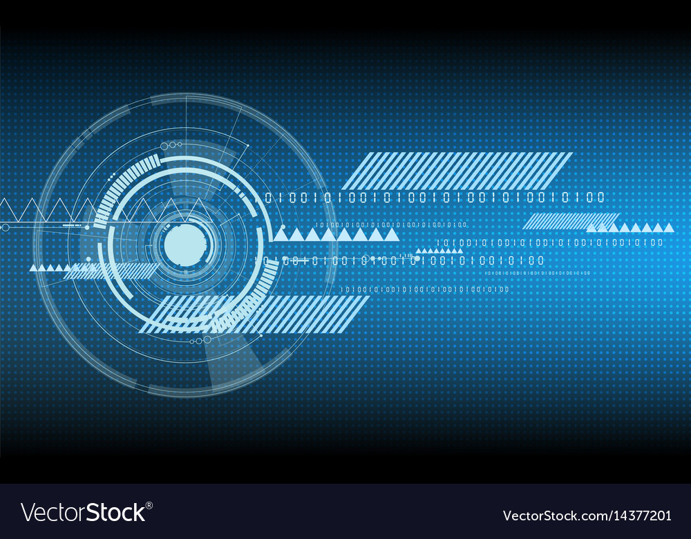 Abstract technological display dotted background