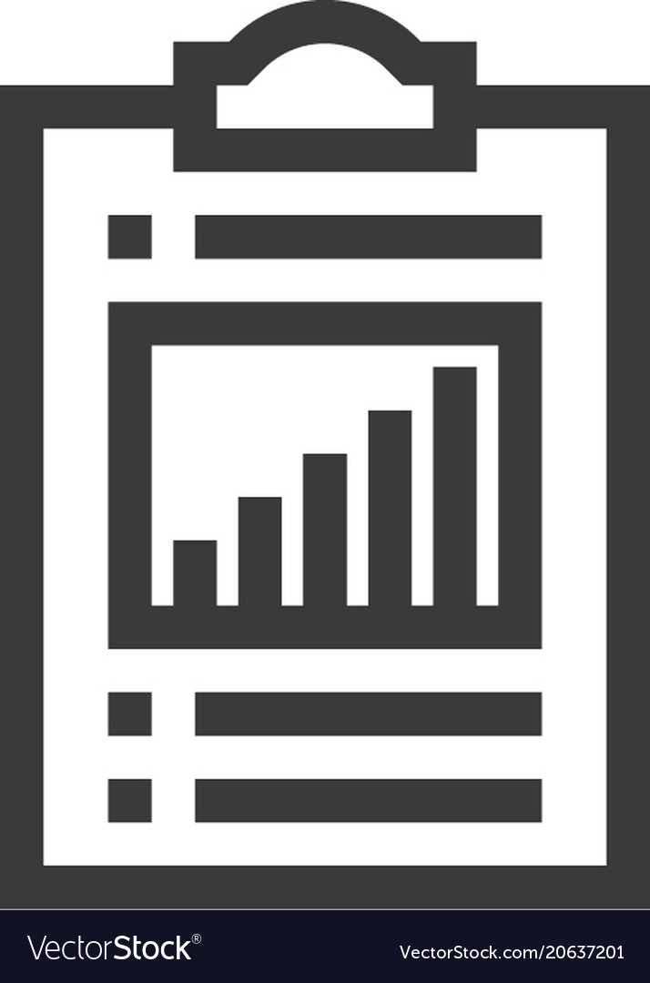 Check list outline icon isolated document paper