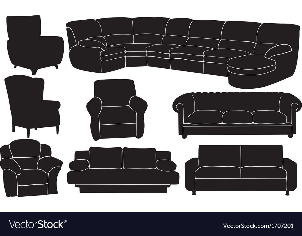 Couches Royalty Free Vector Image - VectorStock