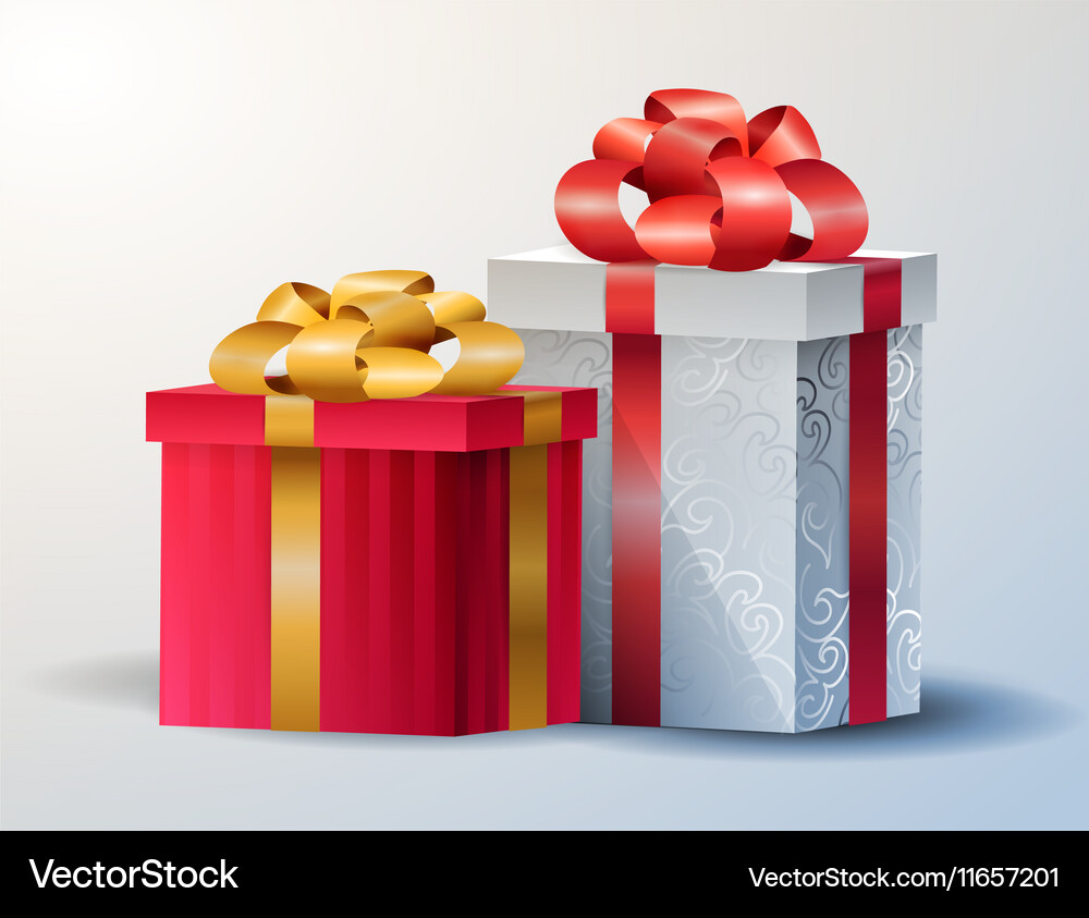 Gift boxes Royalty Free Vector Image - VectorStock