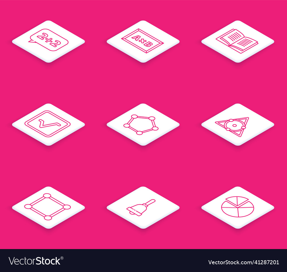 Set line graph schedule chart diagram