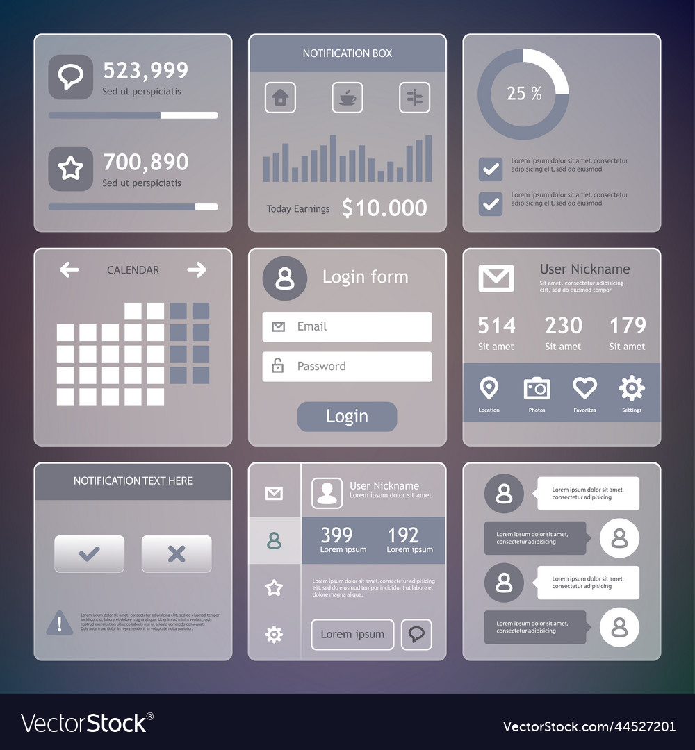 Web design elements
