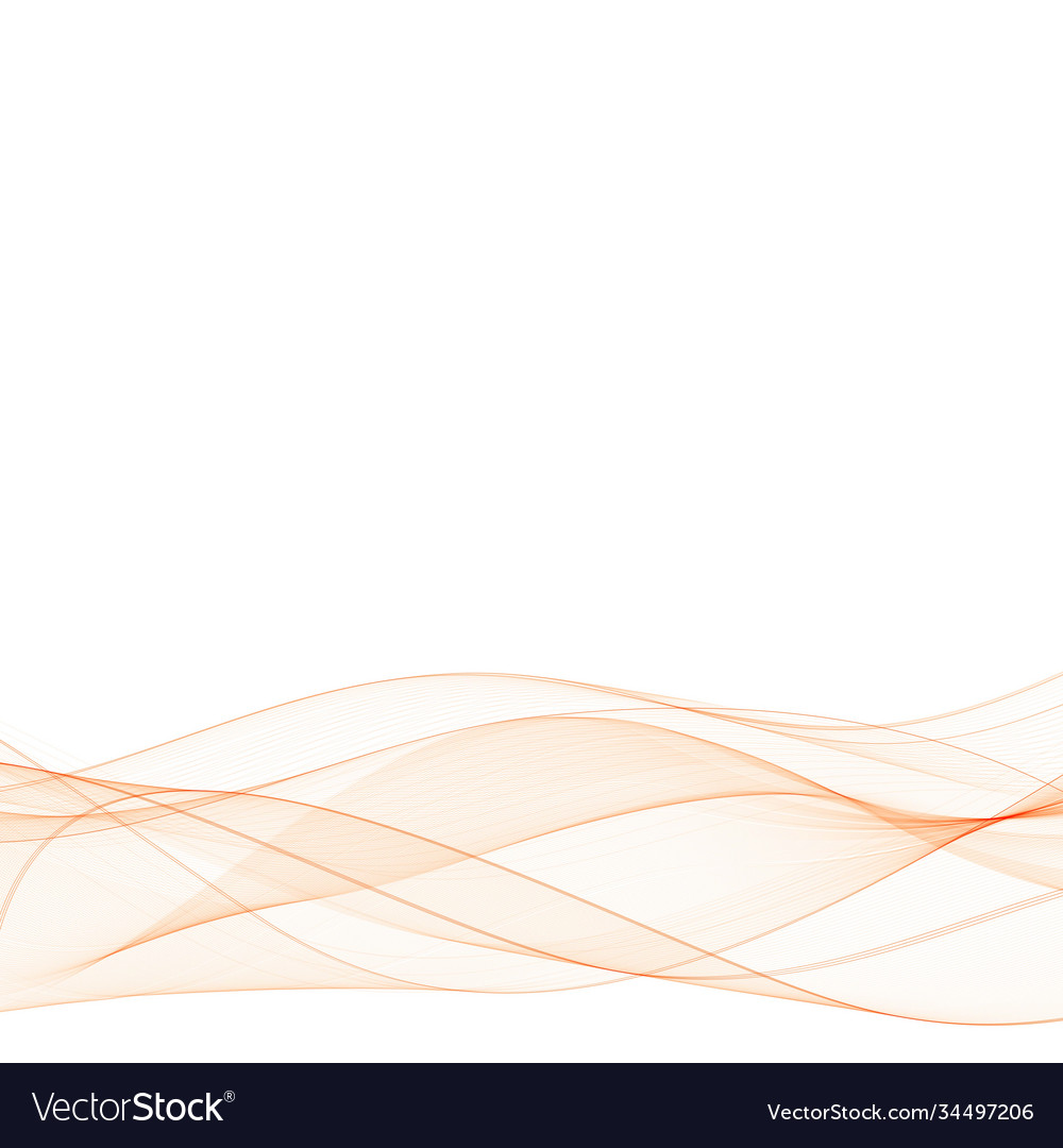 Abstract red color wave design element