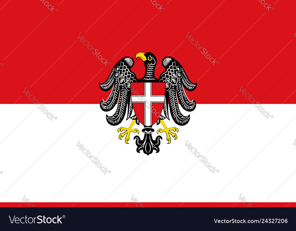 Flag of vienna in austria Royalty Free Vector Image