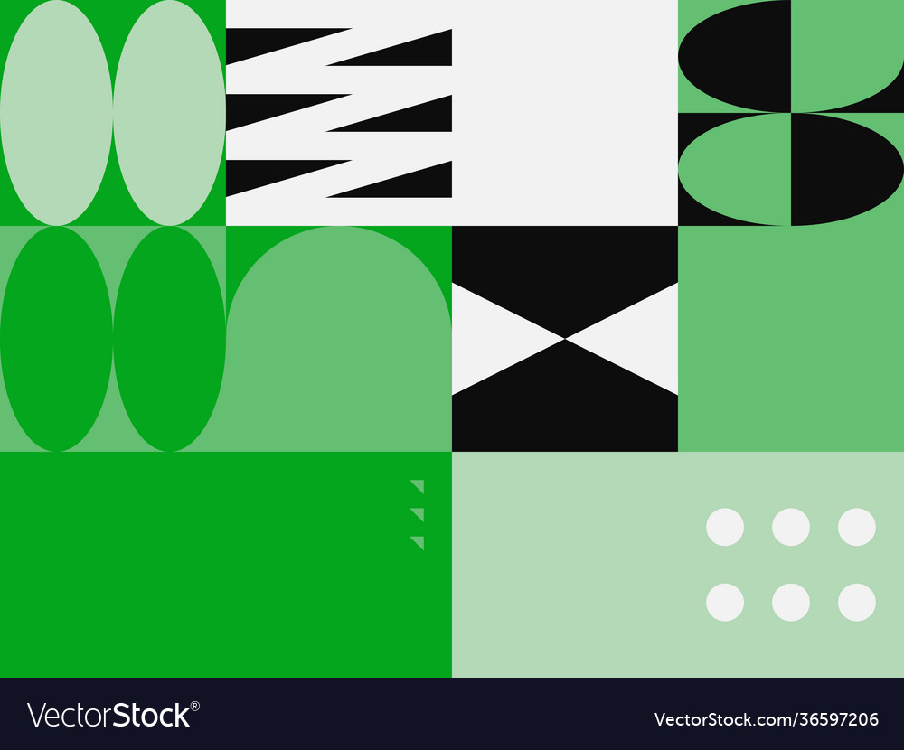 Horizontal abstract pattern design vector image Horizontal abstract pattern design