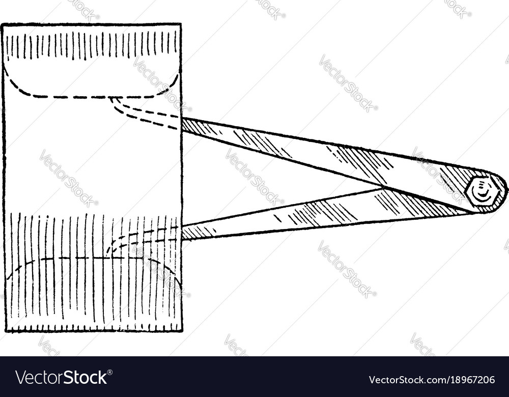 Inside caliper two opposite sides of an object