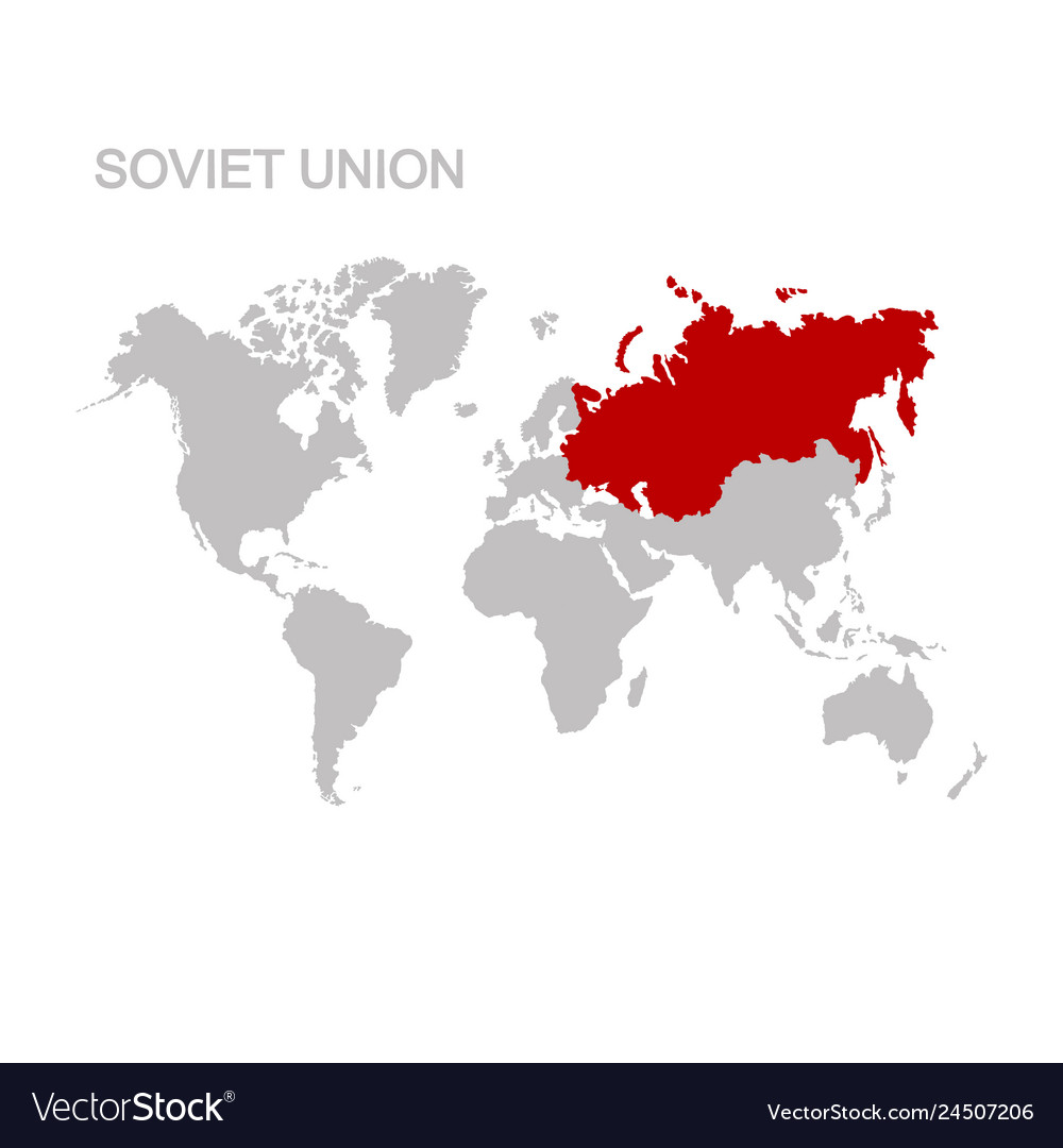 Ussr On World Map - Map Of Rose Bowl