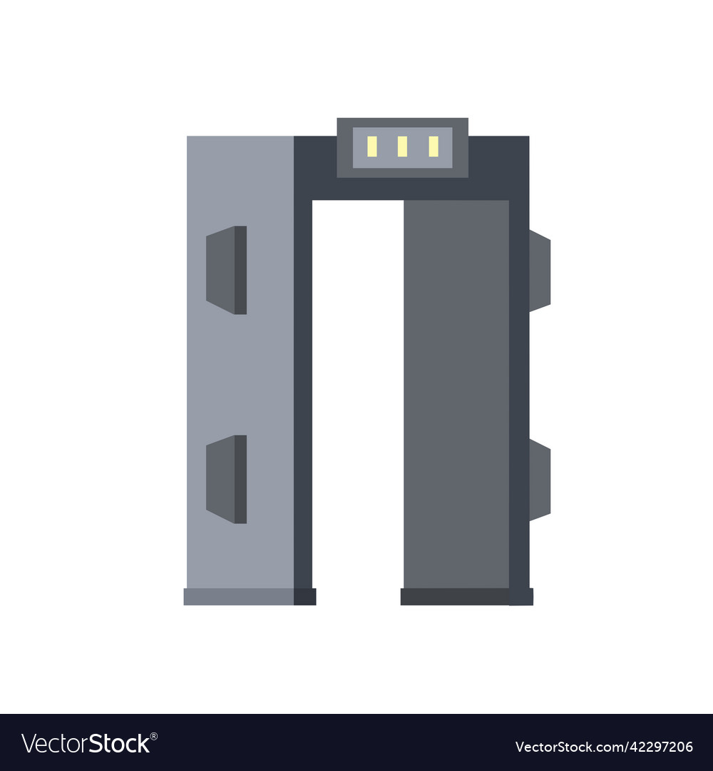 Metal detector safety frame