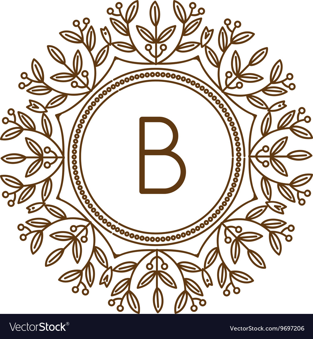 Monogram bage logo