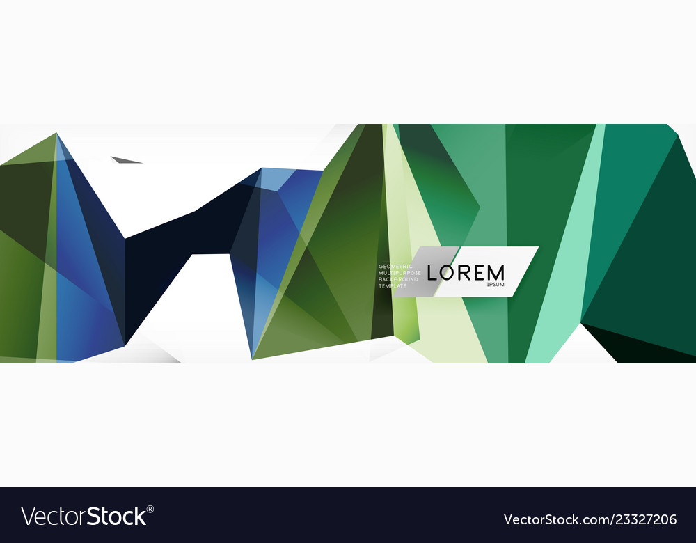 Science background abstract triangle pattern vector image Science background abstract triangle pattern