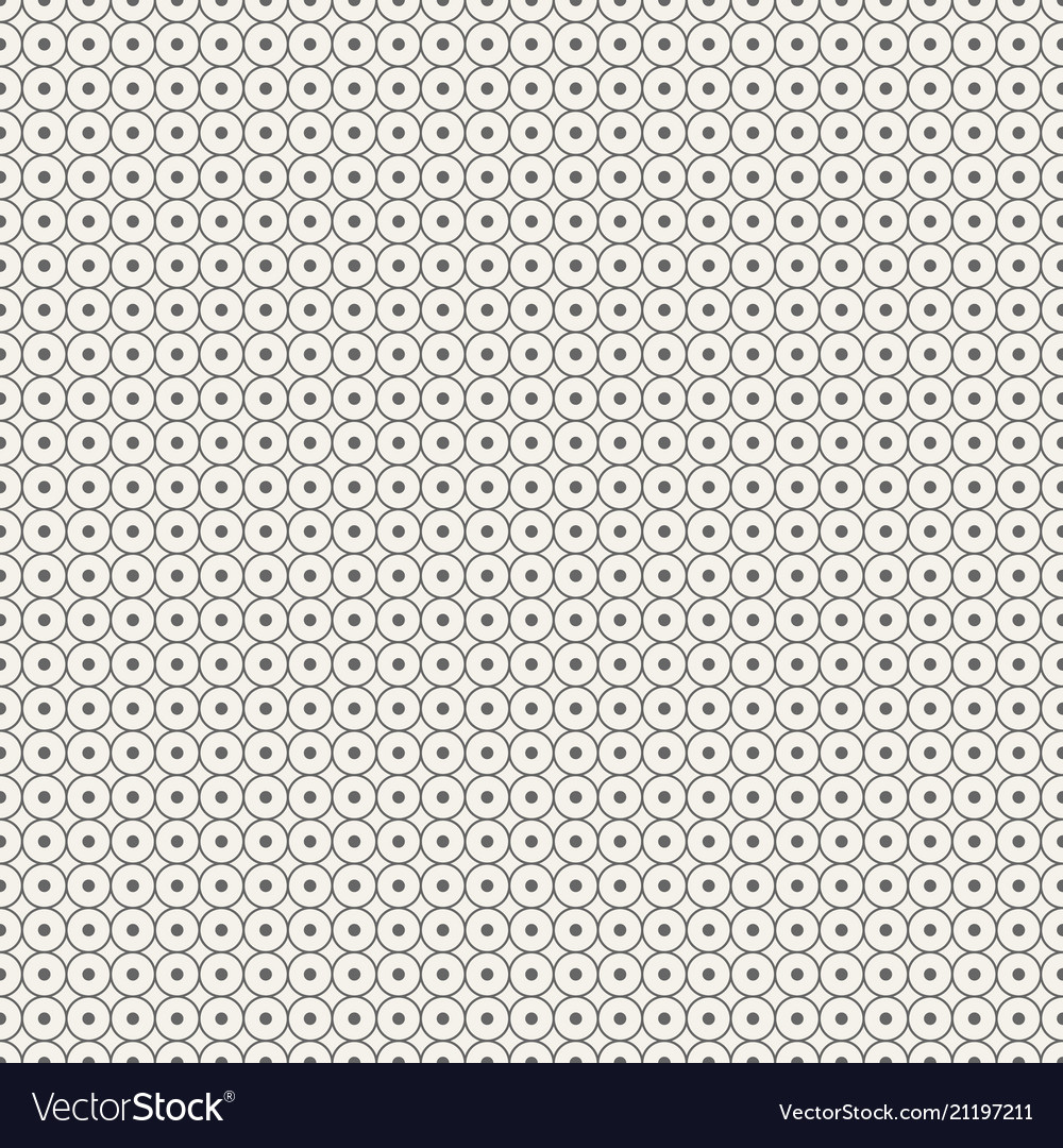 Abstract seamless pattern circles and dots vector image Abstract seamless pattern circles and dots