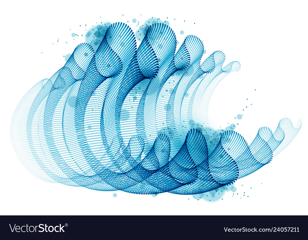 Dynamic Particle Wave Flow