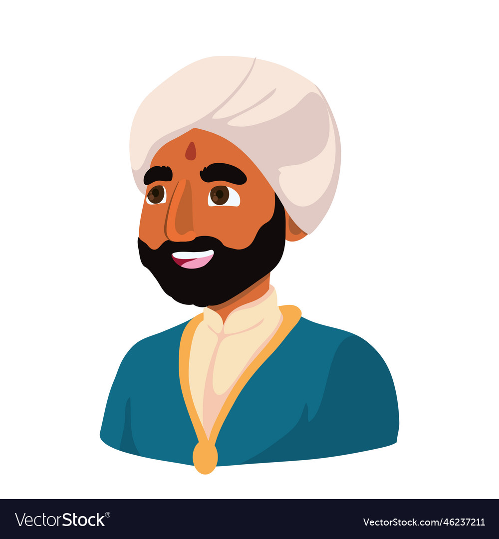 hindu-man-design-royalty-free-vector-image-vectorstock