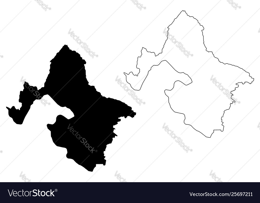 Mehedinti county administrative divisions Vector Image