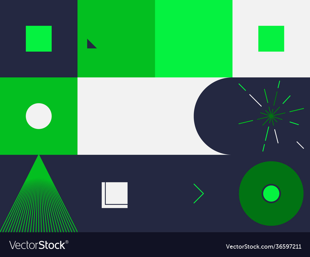 Minimal geometric pattern design vector image Minimal geometric pattern design