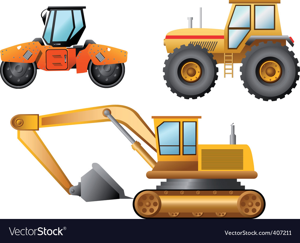 Road building Royalty Free Vector Image - VectorStock