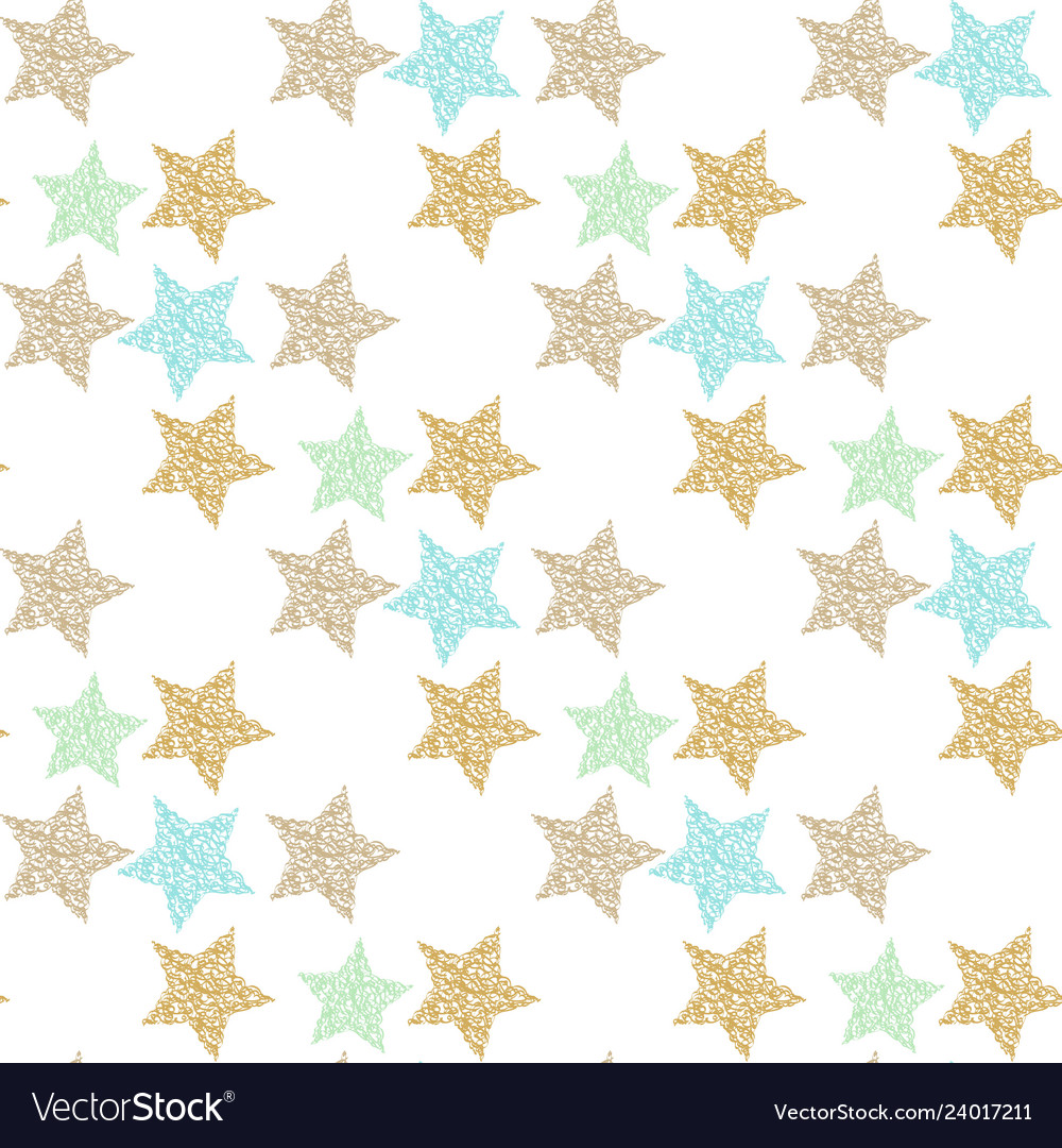 Seamless pattern with hand-drawn and texture Vector Image Seamless pattern with hand-drawn and texture