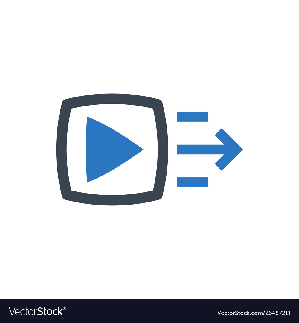 Video file sending icon