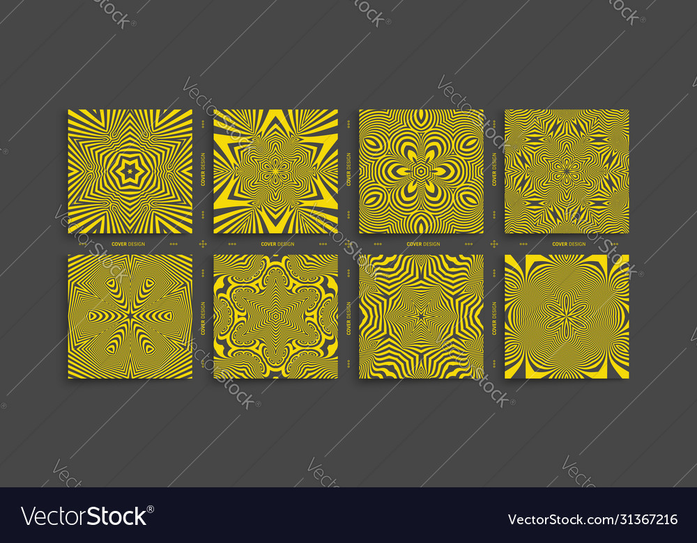 Abstract striped background pattern with optical Vector Image Abstract striped background pattern with optical