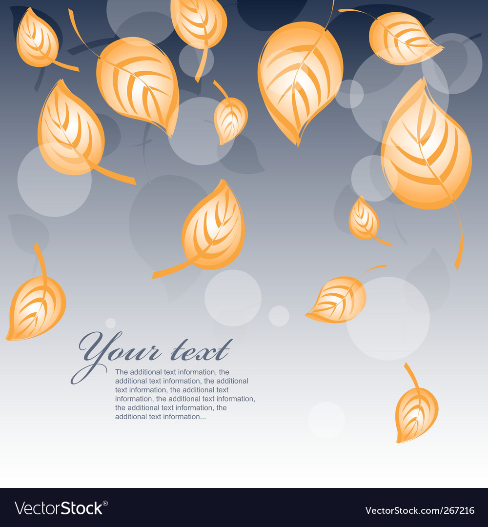 Background for design on a theme autumn