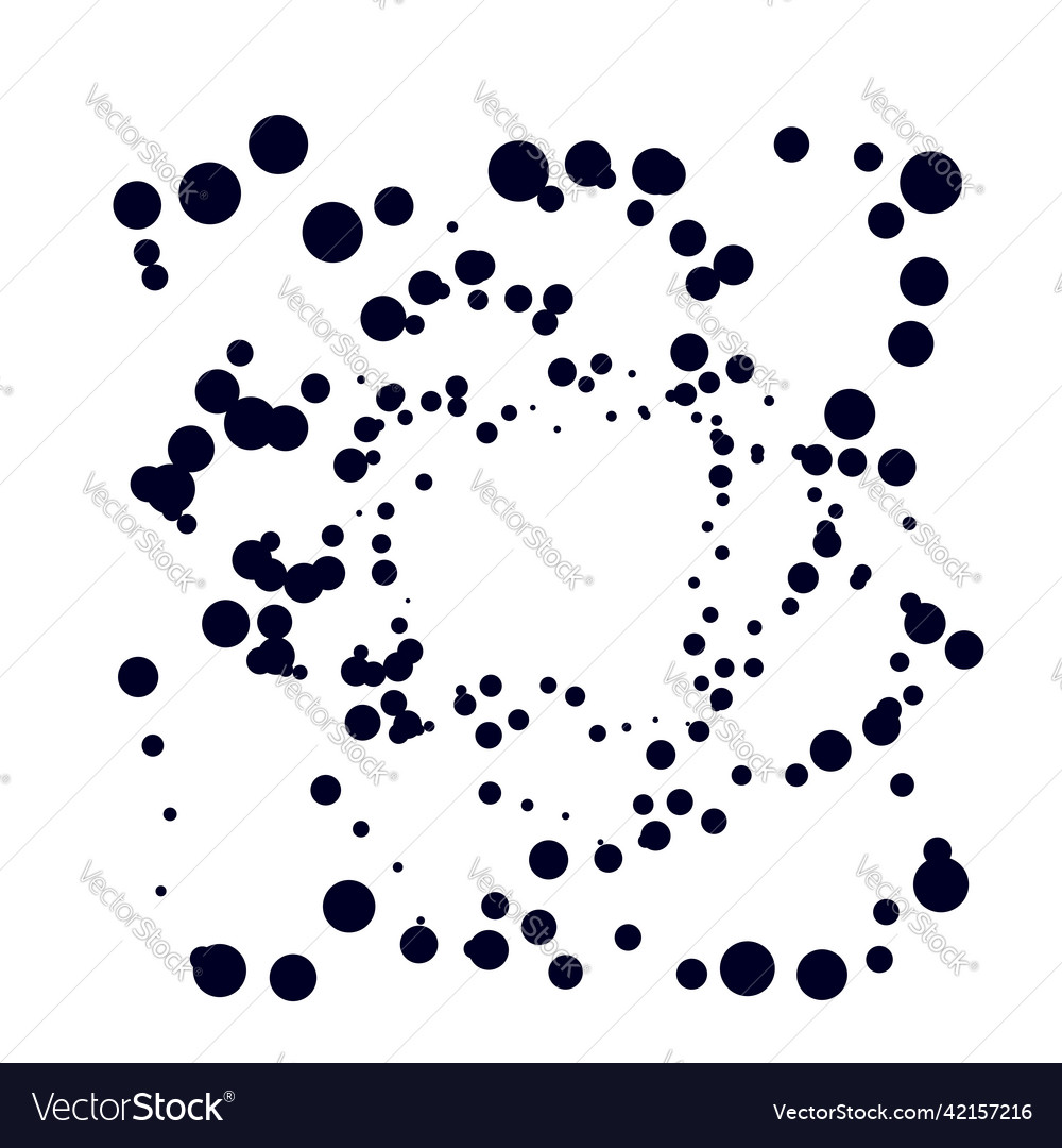 Circles random scattered shapes element Vector Image Circles random scattered shapes element