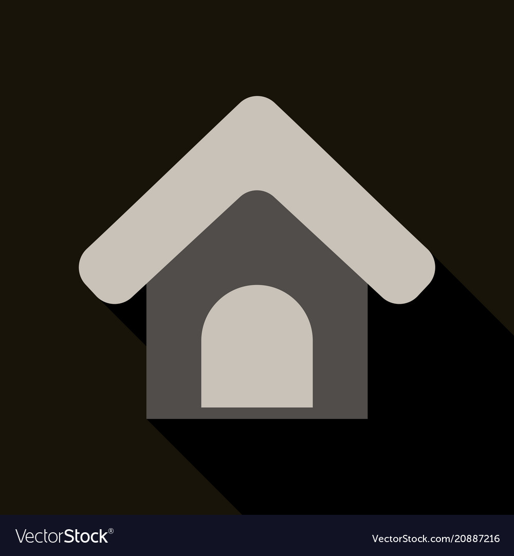 Doghouse icon style designed for web and software