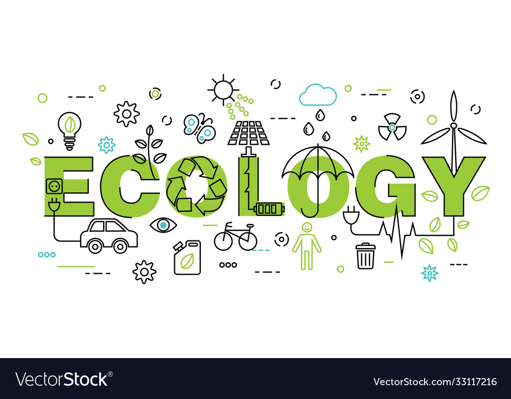 Infographic concept ecology problem vector image Infographic concept ecology problem