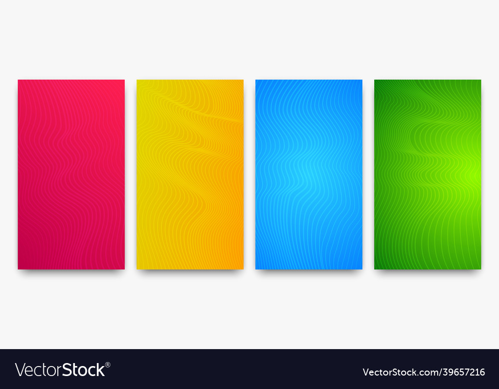 Modern colorful gradient background with wave vector image Modern colorful gradient background with wave
