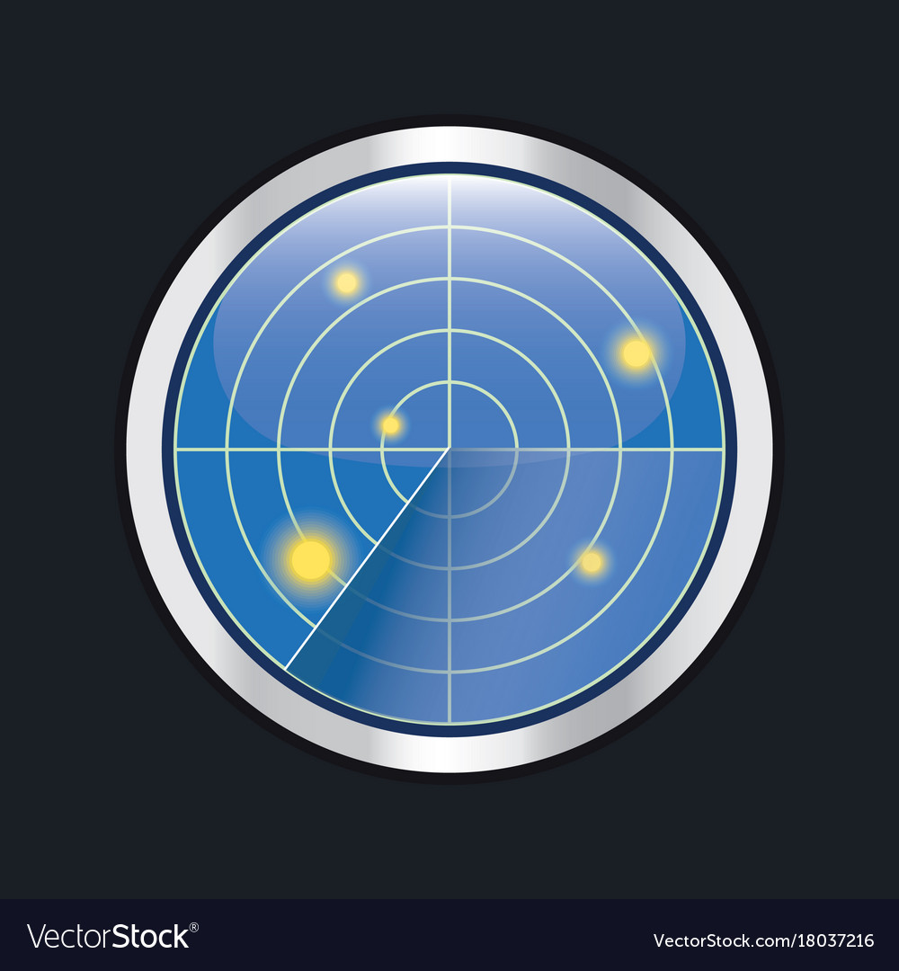 Radar screen hud interface element