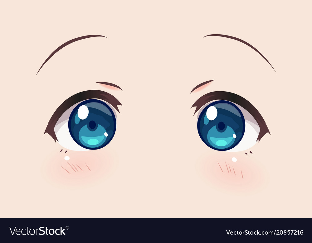 amorous look, valentine's day, Anime eyes, anime girl eyes, anime style eyes  vector, love, eyes shining with love 19496275 Vector Art at Vecteezy