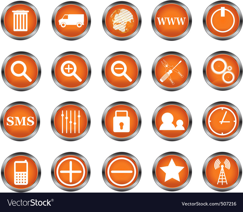 Website Icon Set - Web Buttons