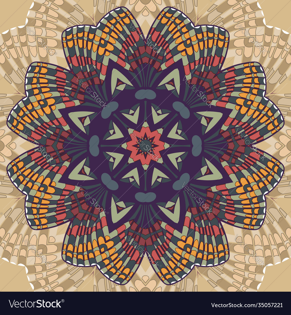 Beautiful circular background fractal image