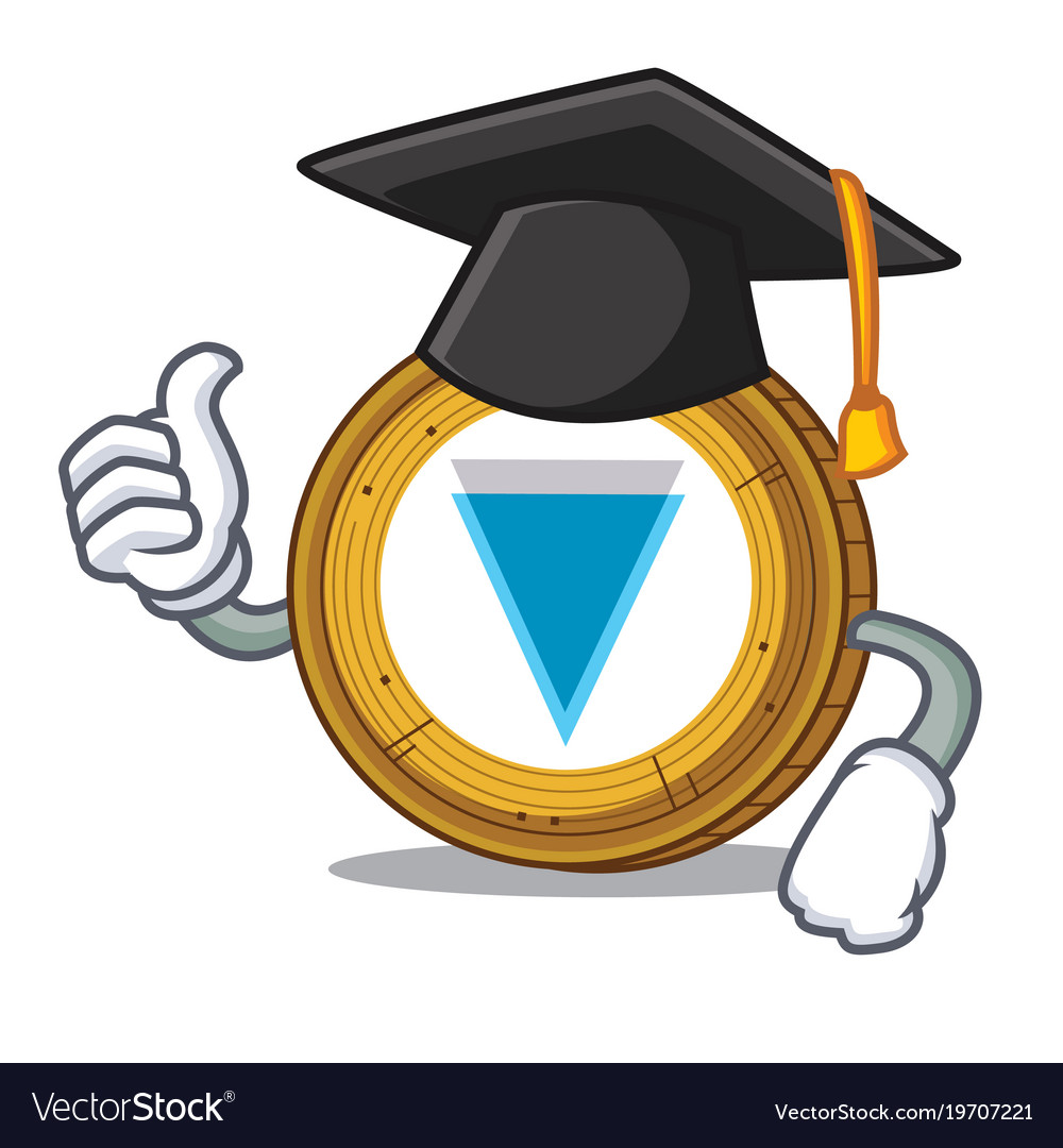 Graduation verge coin character cartoon