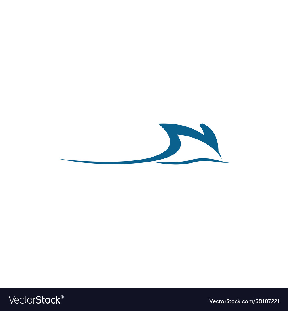 Stingray icon logo design concept template Vector Image