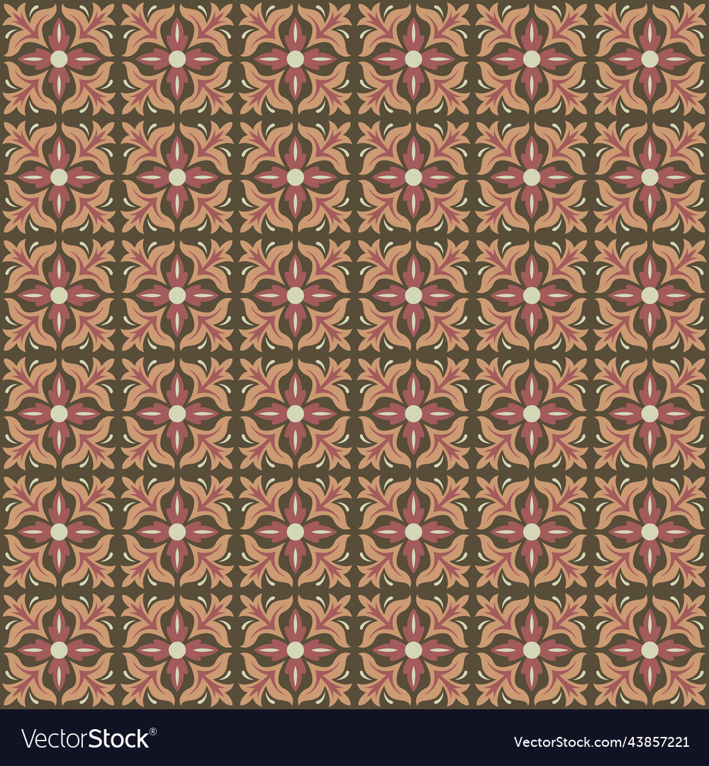 Tile floor seamless pattern design