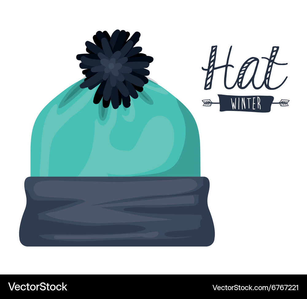 Winter clothing design Royalty Free Vector Image
