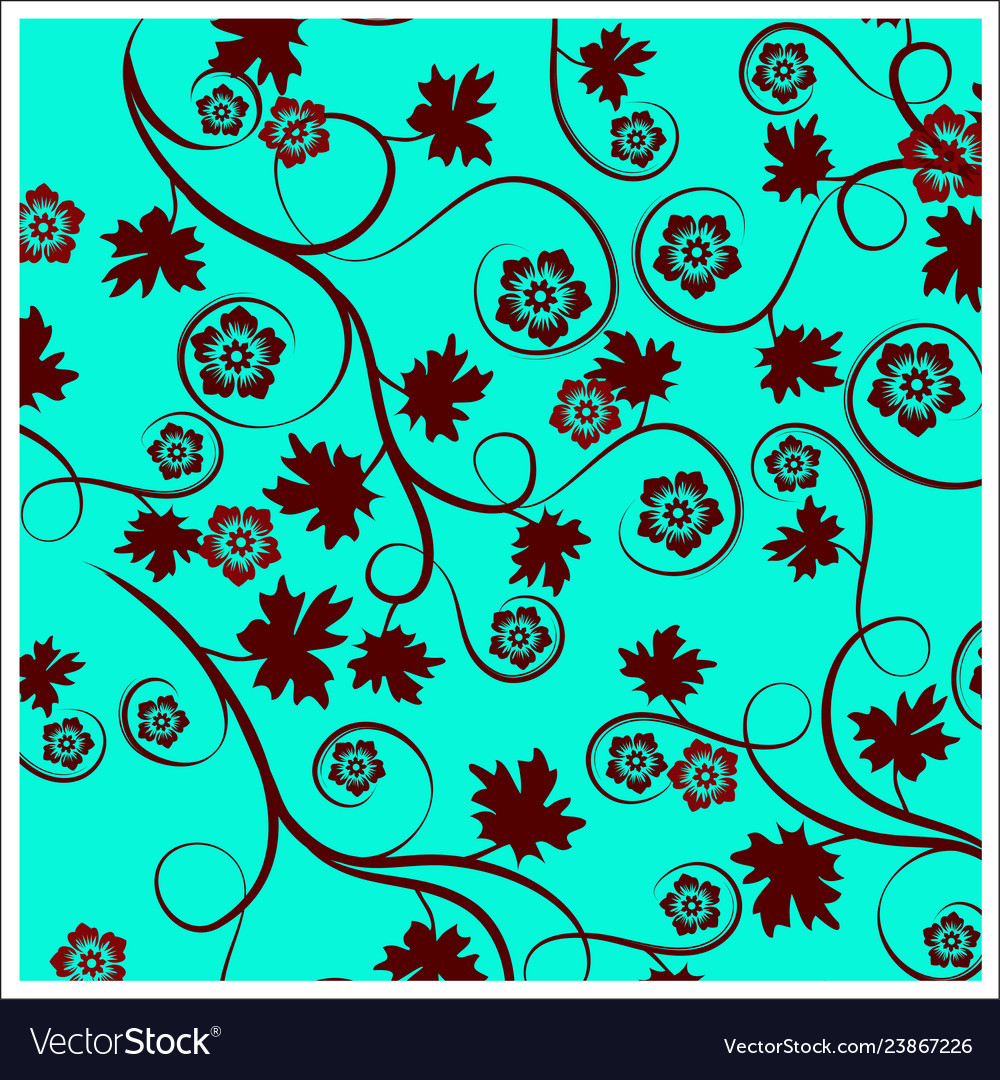 Batik design style patterns are same for fabric vector image Batik design style patterns are same for fabric