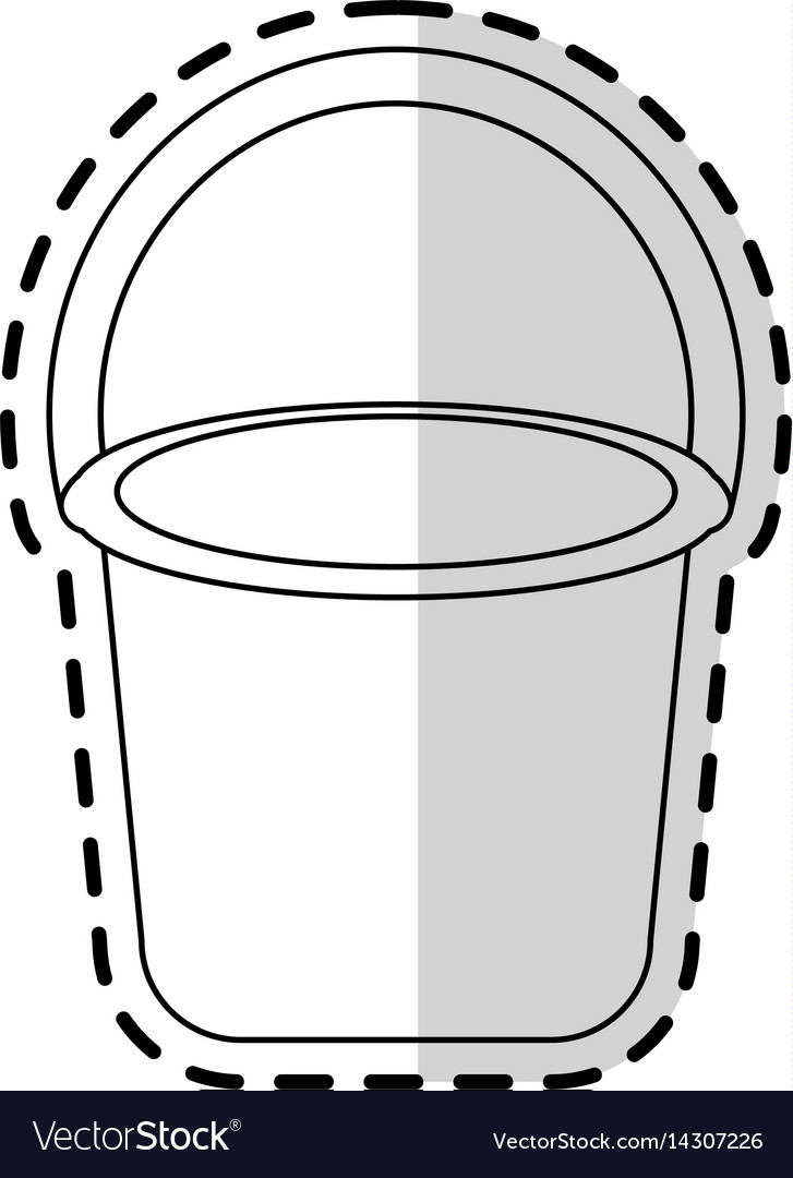 Bucket with handle icon image