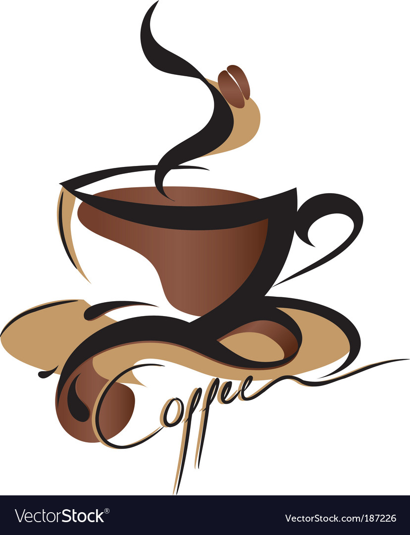 Download Coffee logo Royalty Free Vector Image - VectorStock