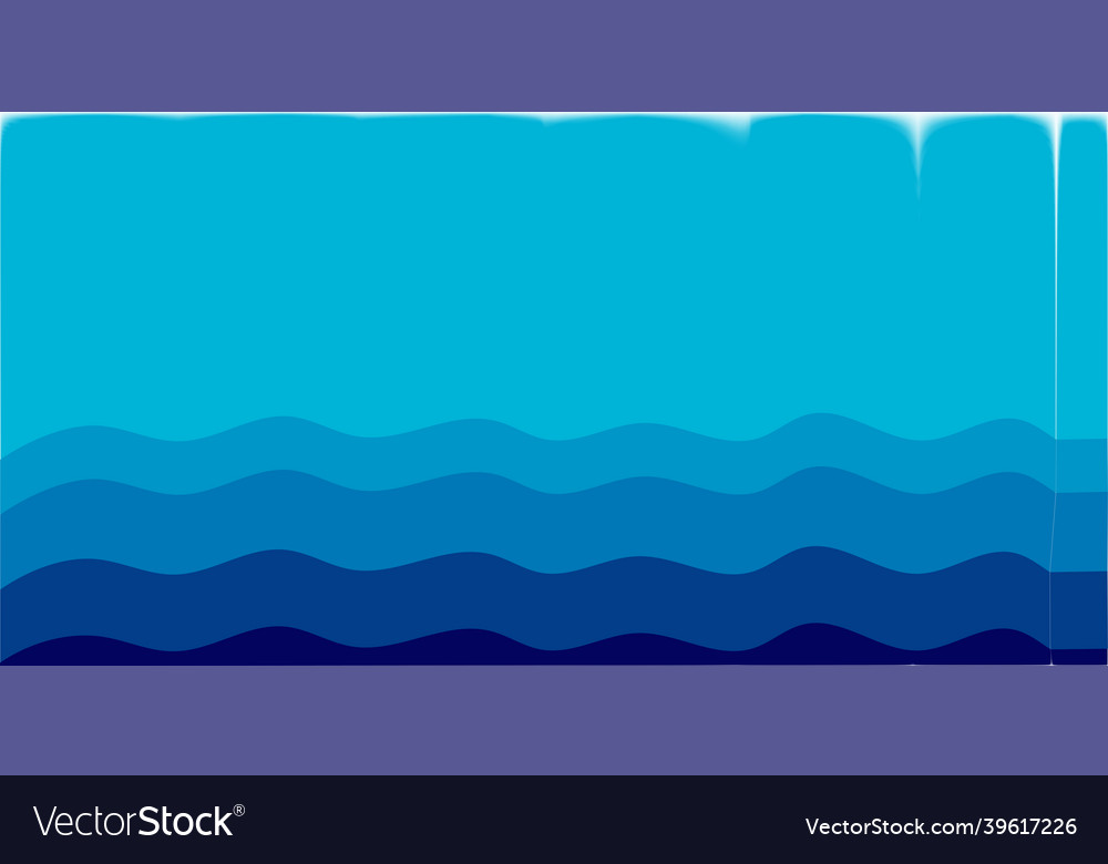 Drawing of waves color image
