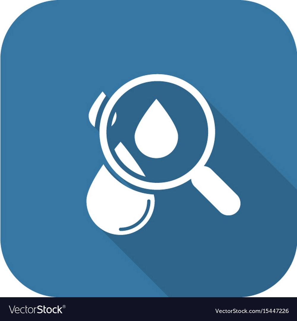 Hematology Icon Flat Design Royalty Free Vector Image 0579