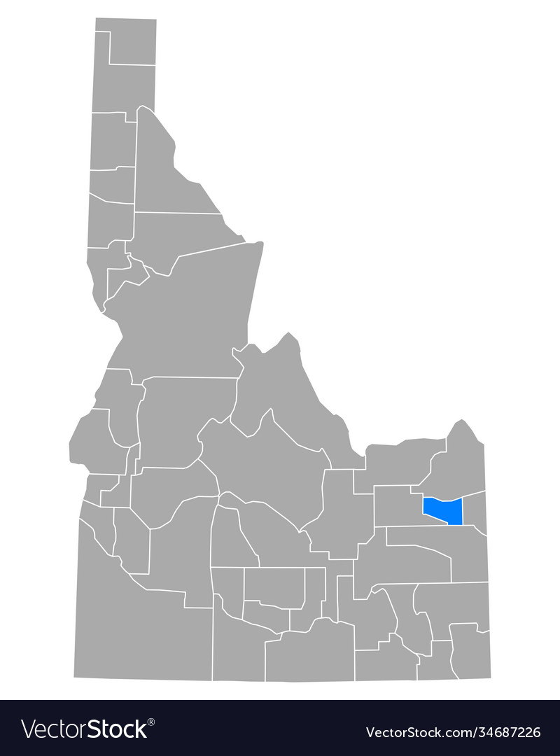 Map madison in idaho