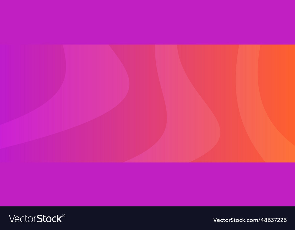 Modern colorful gradient background with wave Vector Image Modern colorful gradient background with wave